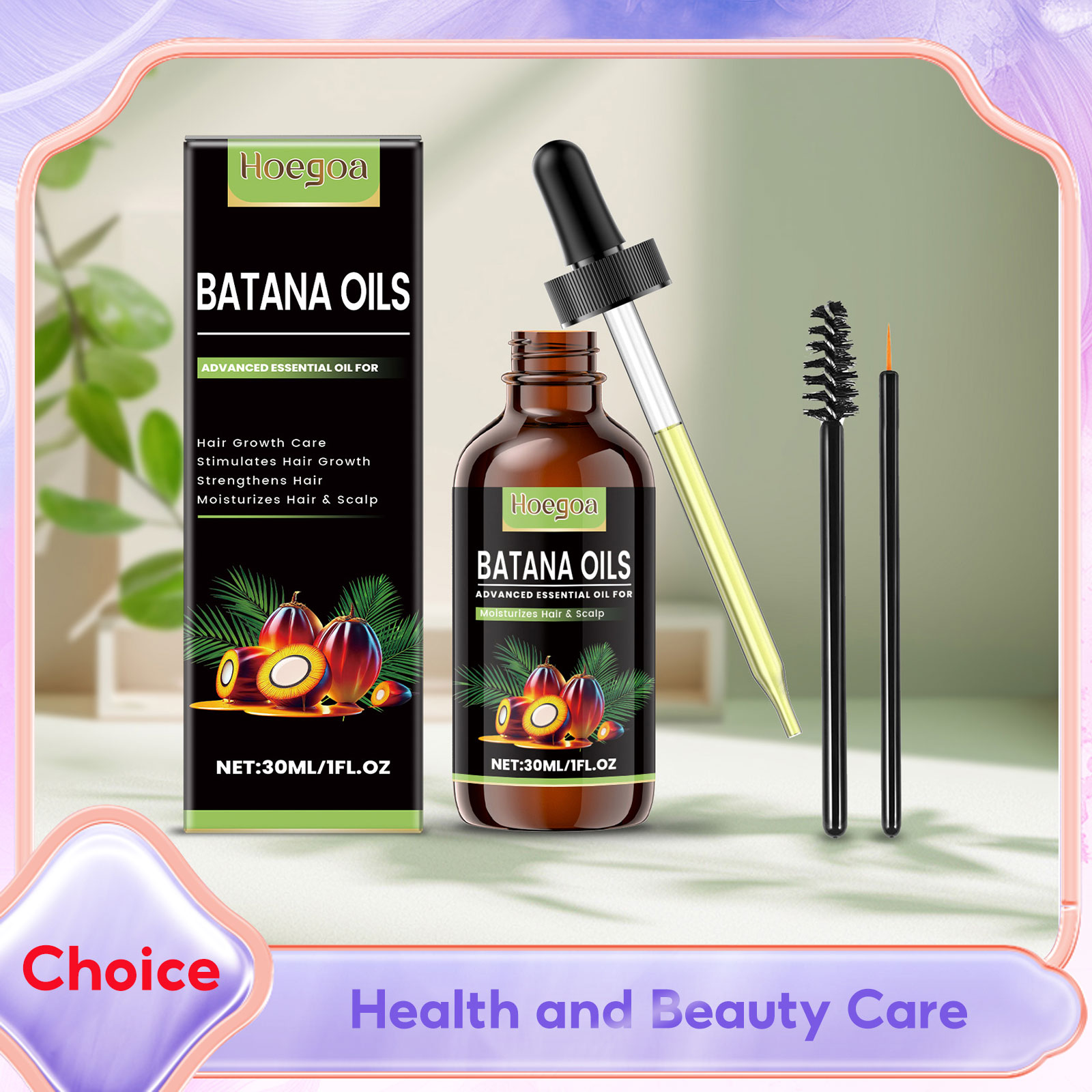 Hair Care Natur - 모발 성장을 위한 바타나 오일 활력