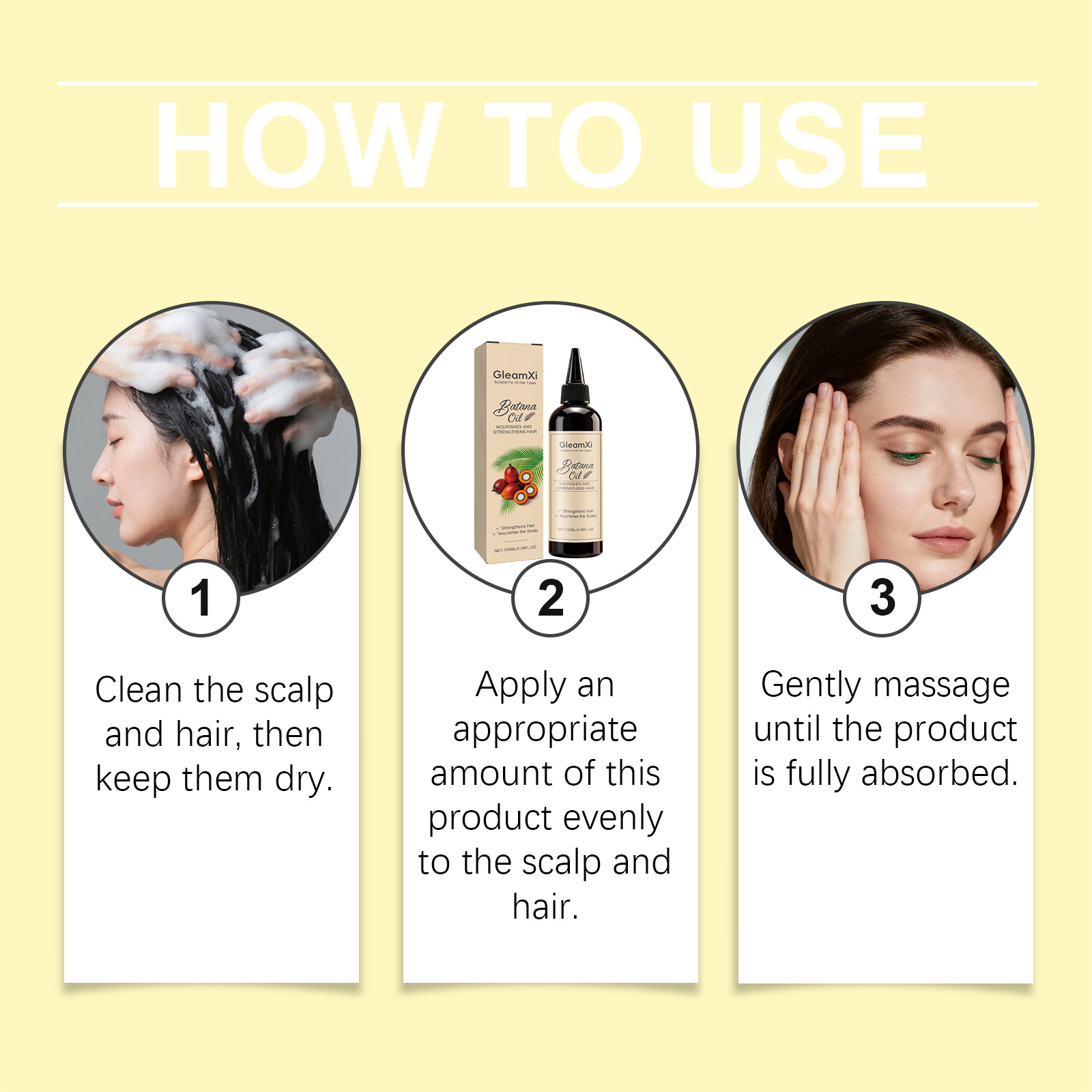 Hair Care Natur - 바타나 헤어 에센셜 오일 모발 뿌리