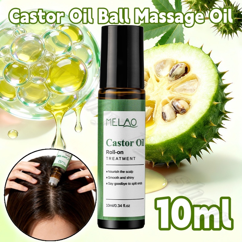 Hair Care Vegetables - 냉압착 캐스터 오일 볼 헤드 디자인