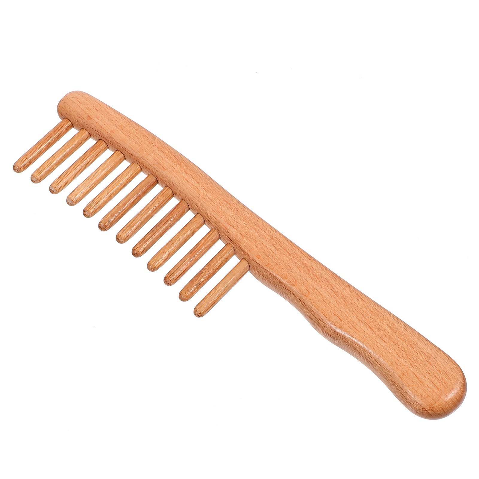 1Pcs 광택 처리된 천연 나무 마사지 빗 편안한 빗질 - Hair Care Natur 리뷰 및 가격