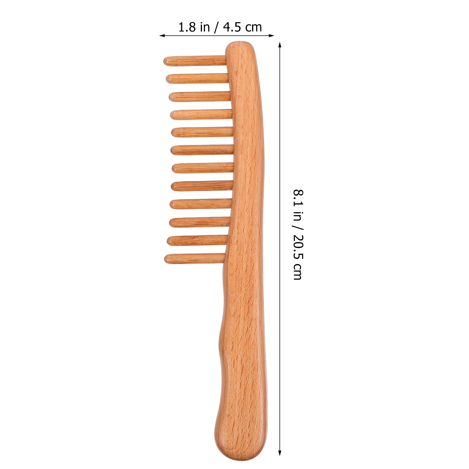 1Pcs 광택 처리된 천연 나무 마사지 빗 편안한 빗질 - Hair Care Natur 리뷰 및 가격
