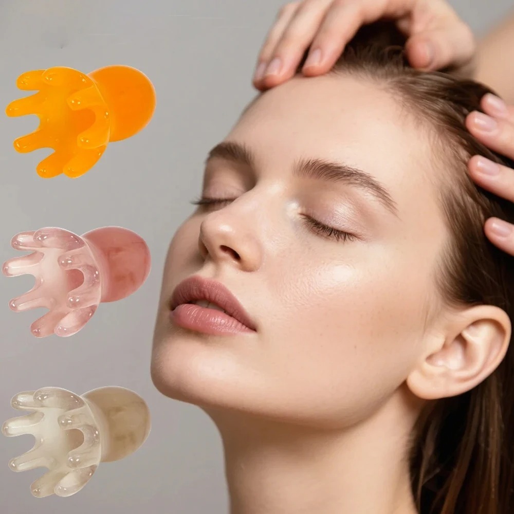 귀여운 문어 두피 마사지 빗(레진)｜한국 헤어케어, 스 - Hair Care Korea 리뷰 및 가격