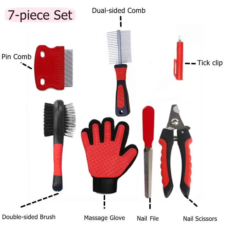 휴대용 고급 애견 미용 키트 맞춤 로고 7-in-1 클 - House Hair Care 리뷰 및 가격