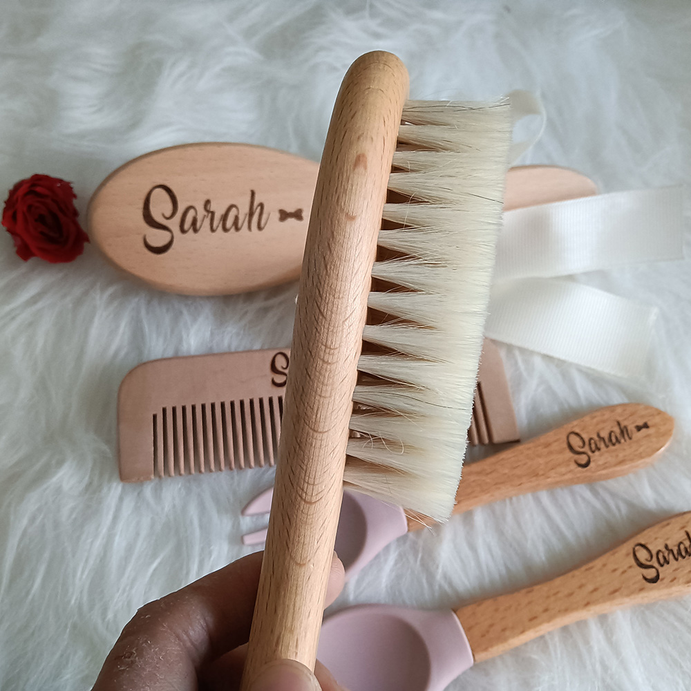 사용자 정의 이름 베이비 케어 헤어 브러시, 실리콘 스 - House Hair Care 리뷰 및 가격