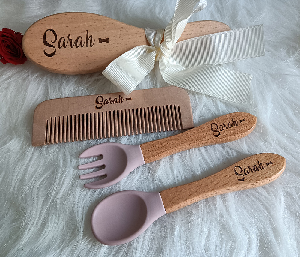 사용자 정의 이름 베이비 케어 헤어 브러시, 실리콘 스 - House Hair Care 리뷰 및 가격